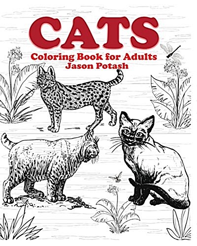 Cats Coloring Book for Adults (Paperback)