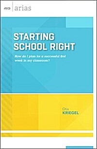 Starting School Right (Paperback)