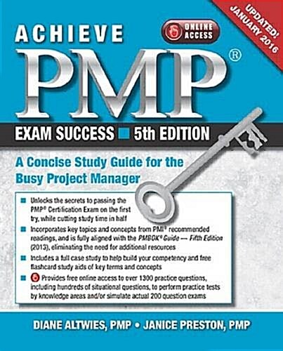 Achieve Pmp Exam Success: A Concise Study Guide for the Busy Project Manager, Updated January 2016 (Paperback, Revised)