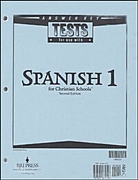 Spanish 1 Tests Answer Key 2nd Edition (Paperback)
