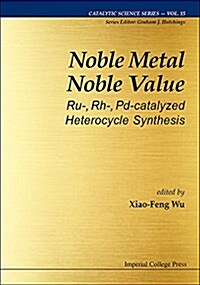 Noble Metal Noble Value: Ru-, Rh-, Pd-catalyzed Heterocycle Synthesis (Hardcover)