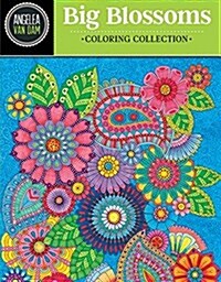 Hello Angel Big Beautiful Blossoms Coloring Collection (Paperback)