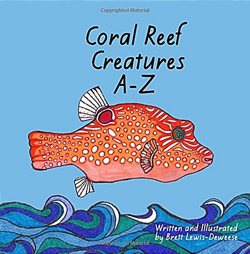 Coral Reef Creatures A-z (Paperback, Large Print)