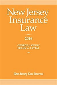 New Jersey Insurance Law 2016 (Paperback)