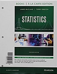 Statistics, Books a la Carte Plus Mylab Statistics with Pearson Etext -- Access Card Package (Hardcover, 13)