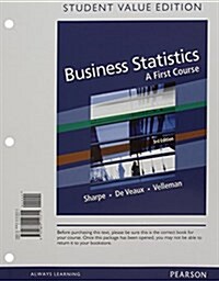 Business Statistics: A First Course (Loose Leaf, 3)