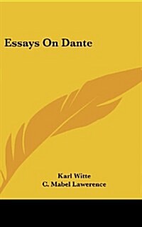 Essays on Dante (Hardcover)