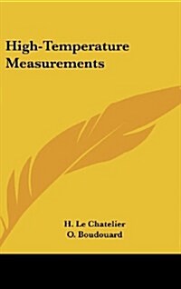 High-Temperature Measurements (Hardcover)