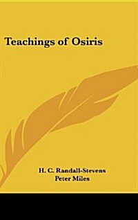 Teachings of Osiris (Hardcover)