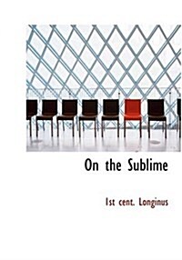 On the Sublime (Hardcover)