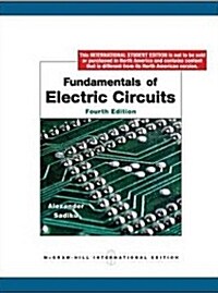 [중고] Fundamentals of Electric Circuits (Paperback, 4th Edition)