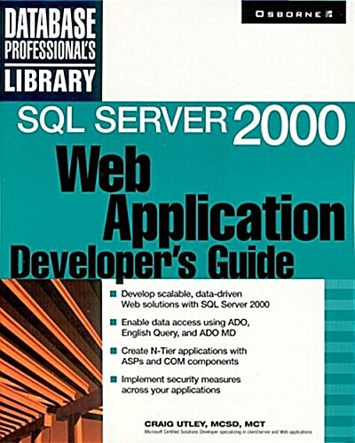 [중고] SQL Server 2000 Web Application Developers Guide (Paperback)