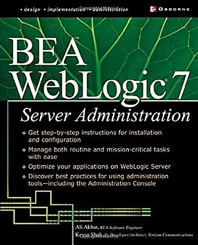 Bea Weblogic 7 Server Administration (Paperback)