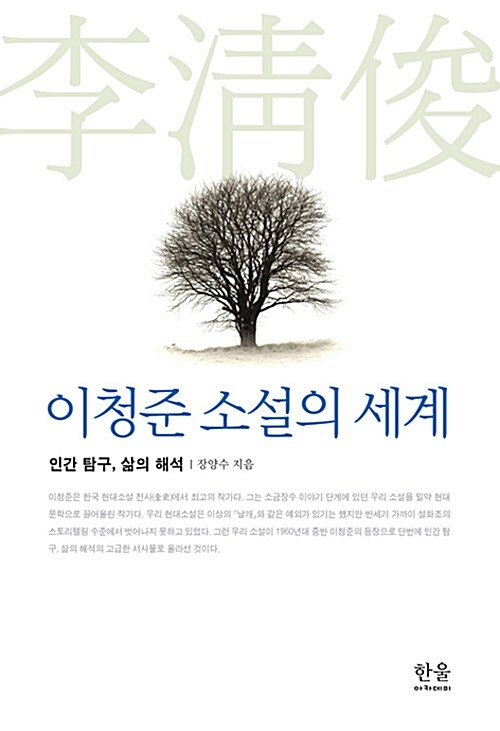 이청준 소설의 세계 (반양장)