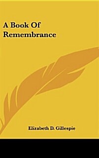 A Book of Remembrance (Hardcover)