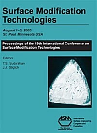 Surface Modification Technologies 19 (Hardcover)