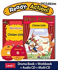 Ready Action Level 1 : Chicken Little (Student Book with CDs + Workbook, 2nd Edition)
