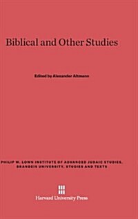 Biblical and Other Studies (Hardcover)