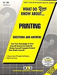 Printing: Passbooks Study Guide (Spiral)