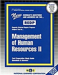 Management of Human Resources II: Passbooks Study Guide (Spiral)