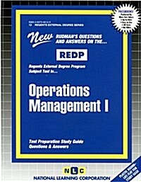 Operations Management I: Passbooks Study Guide (Spiral)