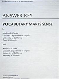 Vocabulary Makes Sense Tg 1988c (Paperback)