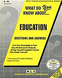 Education: Passbooks Study Guide (Spiral)