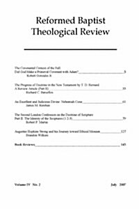 Reformed Baptist Theological Review IV (Paperback)
