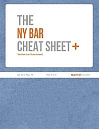 The NY Bar Cheat Sheet Plus (Vol. 3 of 3) (Paperback)