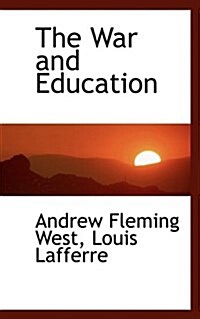 The War and Education (Paperback)