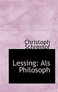 Lessing: ALS Philosoph (Hardcover)