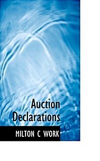 Auction Declarations (Paperback)