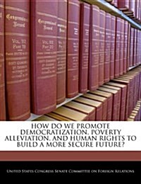 How Do We Promote Democratization, Poverty Alleviation, and Human Rights to Build a More Secure Future? (Paperback)