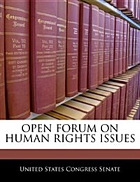 Open Forum on Human Rights Issues (Paperback)