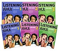 Listening Juice for Kids Pack (Student Book 3권 + Workbook 3권)