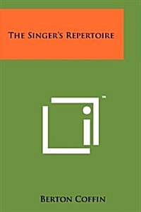 The Singers Repertoire (Paperback)