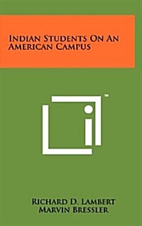 Indian Students on an American Campus (Hardcover)