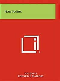 How to Box (Hardcover)