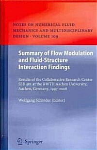 Summary of Flow Modulation and Fluid-Structure Interaction Findings: Results of the Collaborative Research Center Sfb 401 at the Rwth Aachen Universit (Hardcover, 2010)