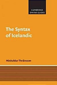 The Syntax of Icelandic (Paperback)