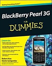BlackBerry Pearl 3G for Dummies (Paperback)