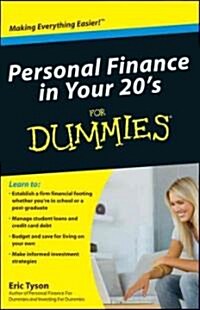 Personal Finance in Your 20s for Dummies (Paperback)