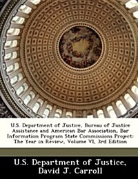 U.S. Department of Justice, Bureau of Justice Assistance and American Bar Association, Bar Information Program State Commissions Project: The Year in (Paperback)