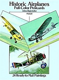 Historic Airplanes Full Color Postcards (Paperback)