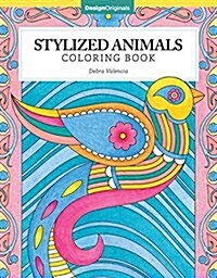 Stylized Animals Coloring Book (Paperback)