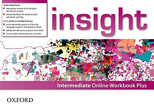 insight: Intermediate: Online Workbook Plus - Card with Access Code (Multiple-component retail product)