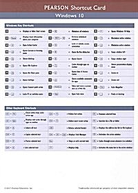 Prentice Hall Windows 10 Shortcut Card (Paperback)