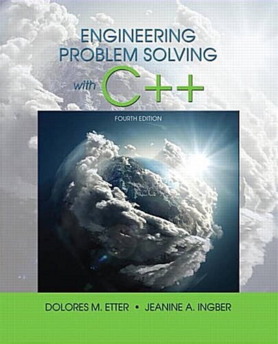 Engineering Problem Solving with C++ (Paperback, 4)