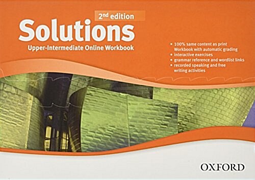Solutions: Upper-Intermediate: Online Workbook - Card with Access Code (Multiple-component retail product, 2 Revised edition)