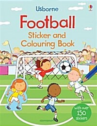 Football Sticker and Colouring Book (Paperback)